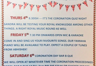 Coronation Weekend at the Watermans Arms