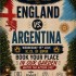 Watch England V Argentina in the World Cup semis at the Watermans Arms