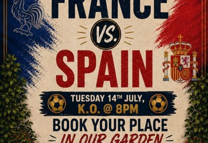 World Cup action France v Spain at the Watermans Arms in Brentford