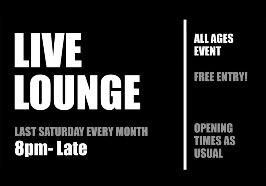 Live Lounge – Last Saturday every month 8pm – Late at The Watermans Arms