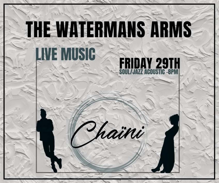Live Music at the Watermans Arms – 29 July 2022 8PM