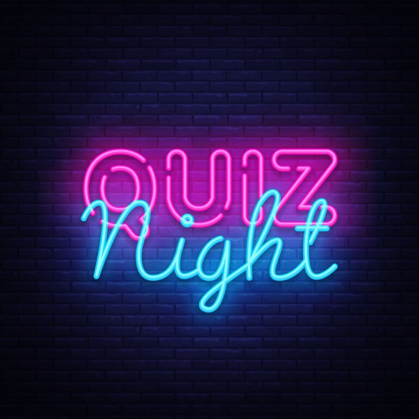 Quiz night Thursday 9th January 2020